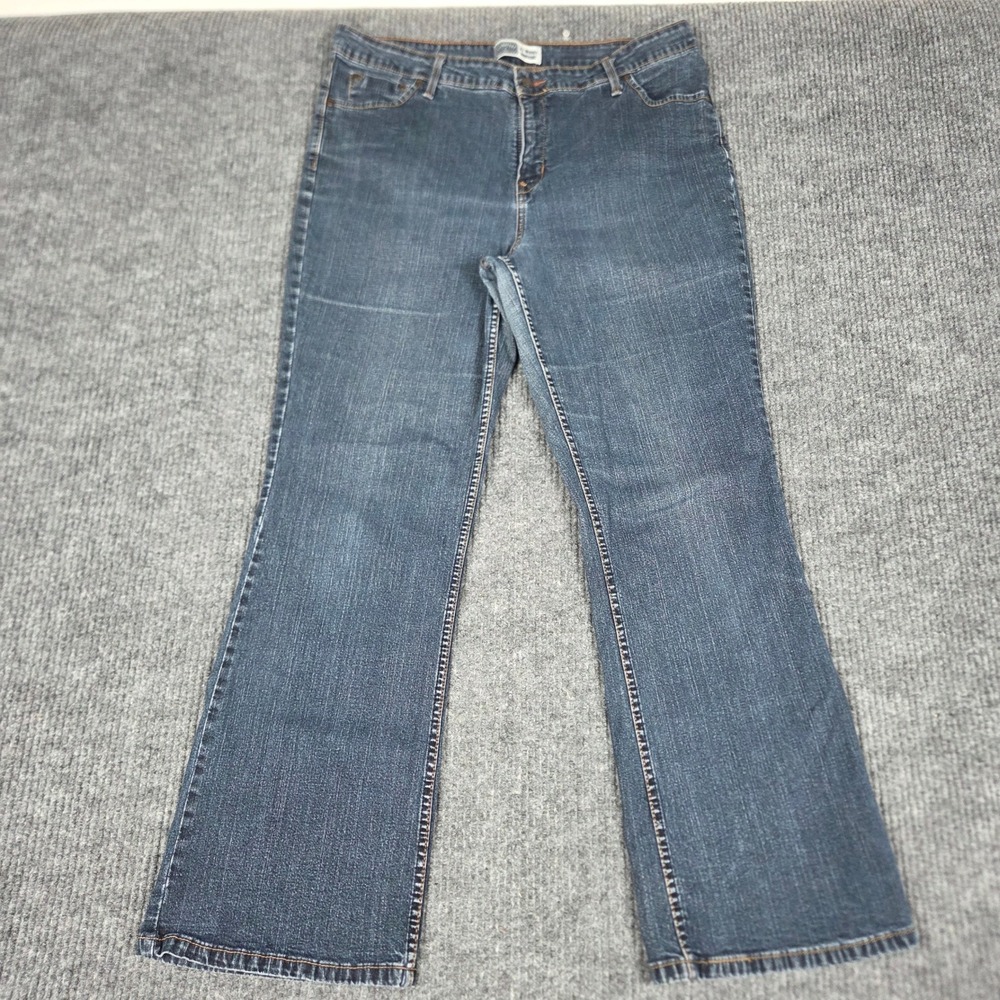 Signature by Levi Strauss Women 18M Blue Bootcut Jeans At Waist Stretch Denim